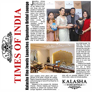 Kalasha fine jewels press release